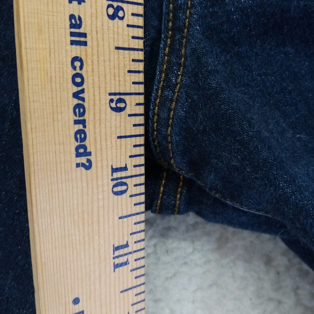 Talbots Signature Skimmer Jeans Women 16/33 Dark Wash Indigo Cropped Denim Pants - Picture 8 of 11